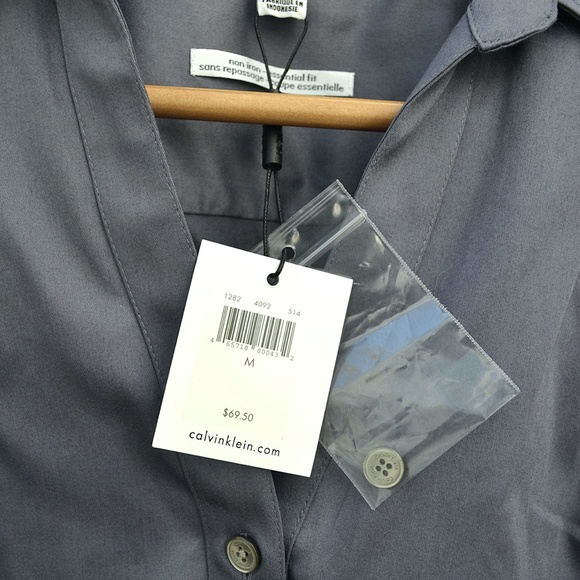 Women's Button Down Calvin Klein Shirt - Picture 3 of 6